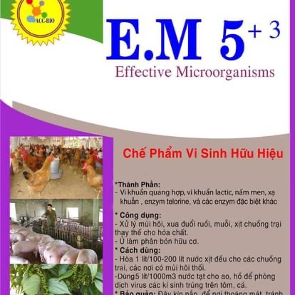 Chế Phẩm Ssinh Học E.M5+3 - Ảnh 2