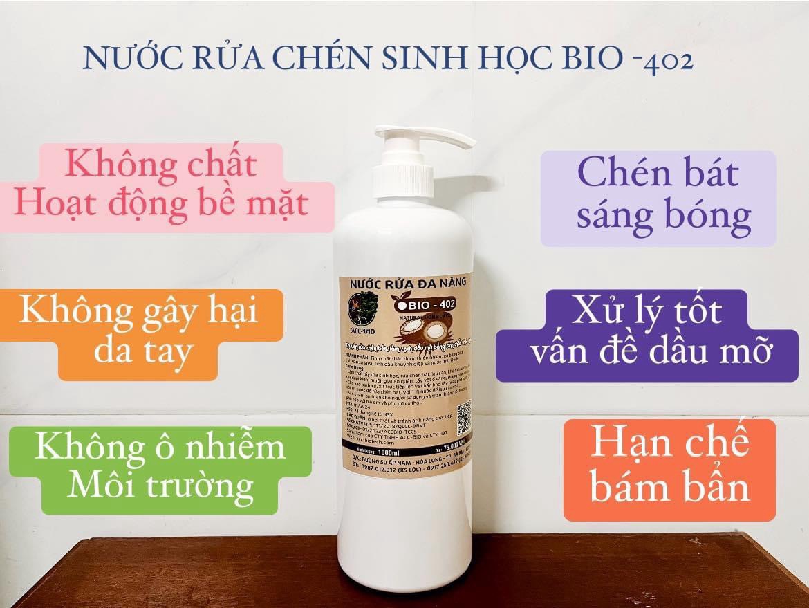 Nước Rửa Chén Bát Sinh Học BIO-402